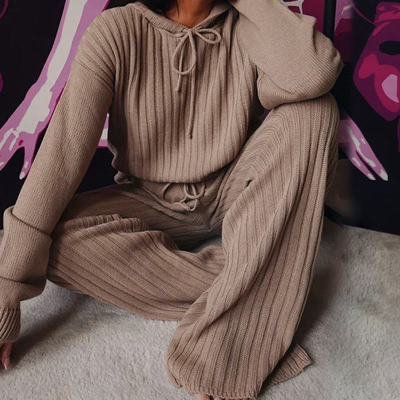 Lässig gestricktes 2-teiliges Set für Damen