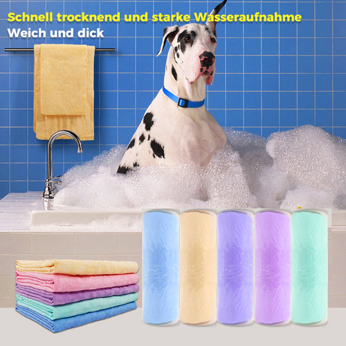 Verdicktes Weiches Schnelltrocknendes Handtuch Für Haustiere