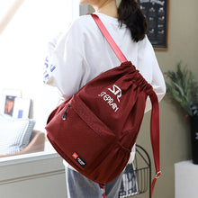 Laden Sie das Bild in den Galerie-Viewer, Verstellbarer Outdoor-Reiserucksack mit Kordelzug
