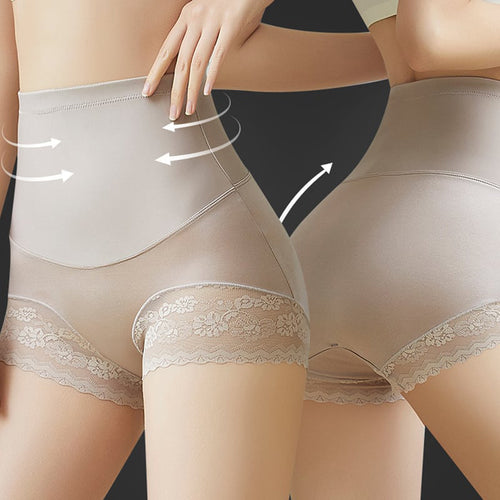 Seidiges Höschen mit hoher Taille