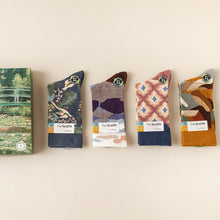 Laden Sie das Bild in den Galerie-Viewer, Langstapelige Ölgemälde Baumwollsocke