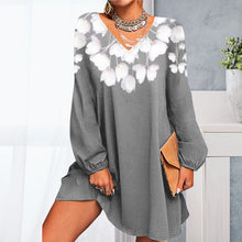 Laden Sie das Bild in den Galerie-Viewer, Sexy bedrucktes Strickkleid für Damen