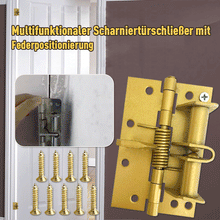 Laden Sie das Bild in den Galerie-Viewer, Multifunktionaler Scharniertürschließer mit Federpositionierung