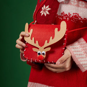 Kreative Weihnachts-Elchtasche zum Selbermachen