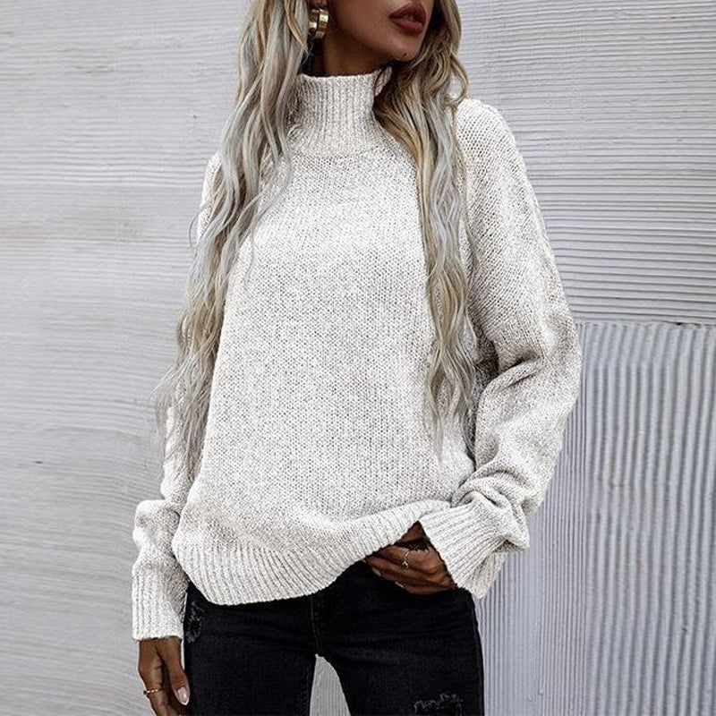 Damen Pullover mit Rollkragen