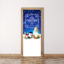 Laden Sie das Bild in den Galerie-Viewer, Weihnachtlicher Selbstklebender Entfernbarer Dekorativer Türaufkleber