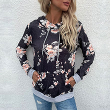 Laden Sie das Bild in den Galerie-Viewer, Langarm-Sweatshirt mit Kapuze