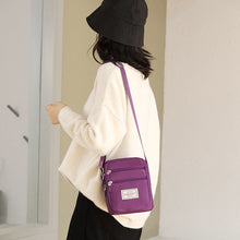 Laden Sie das Bild in den Galerie-Viewer, Mehrlagige leichte kleine quadratische Umhängetasche mit großem Fassungsvermögen