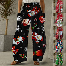 Laden Sie das Bild in den Galerie-Viewer, 2022 Mode Weihnachten beiläufige lose Hosen