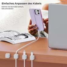 Laden Sie das Bild in den Galerie-Viewer, 6 Stk. Magnetischer Kabelspeicher-Organizer