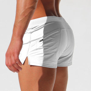 Einfarbige Strand-Badehose Für Herren