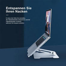 Laden Sie das Bild in den Galerie-Viewer, Faltbarer und tragbare Laptophalterung aus Aluminiumlegierung