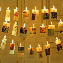 Laden Sie das Bild in den Galerie-Viewer, LED-Lichterkette mit Clip