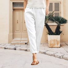 Laden Sie das Bild in den Galerie-Viewer, Lässige Haremshose aus Baumwolle für Damen