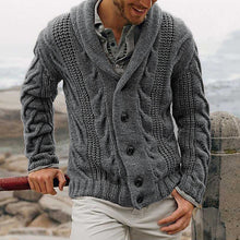Laden Sie das Bild in den Galerie-Viewer, Strickjacke Cardigan Mit V-Ausschnitt