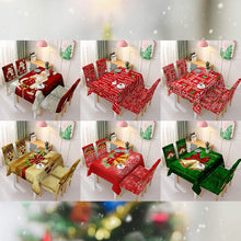 Laden Sie das Bild in den Galerie-Viewer, Weihnachten Tischdecke Stuhlbezug Dekoration