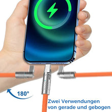 Laden Sie das Bild in den Galerie-Viewer, 180° drehbares Schnellladekabel