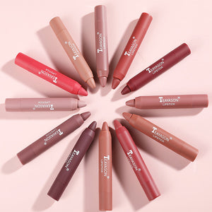 12-farbiger matter Lippenstift
