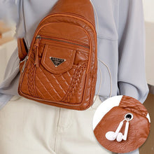 Laden Sie das Bild in den Galerie-Viewer, Einfache Umhängetasche aus weichem Leder