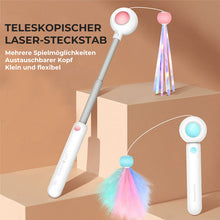Laden Sie das Bild in den Galerie-Viewer, Teleskopischer Laser-Steckstab für Haustiere