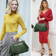 Laden Sie das Bild in den Galerie-Viewer, Retro Ölwachs Umhängetasche mit großem Fassungsvermögen