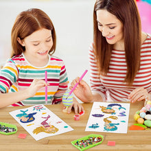 Laden Sie das Bild in den Galerie-Viewer, DIY Handgemachte Malaufkleber für Kinder