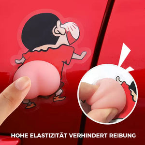 Netter Kreativer Schutzaufkleber für Autotür