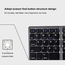 Laden Sie das Bild in den Galerie-Viewer, Klappbare Bluetooth-Tastatur