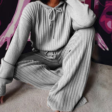 Laden Sie das Bild in den Galerie-Viewer, Lässig gestricktes 2-teiliges Set für Damen