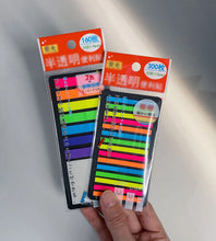 Laden Sie das Bild in den Galerie-Viewer, Fluoreszierende Klebezettel