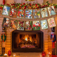 Laden Sie das Bild in den Galerie-Viewer, Weihnachtsbanner im Vintage-Stil