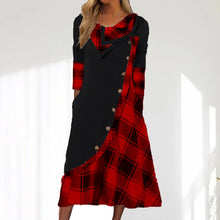 Laden Sie das Bild in den Galerie-Viewer, Vintage Unregelmäßiges Kleid