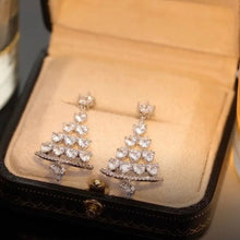 Laden Sie das Bild in den Galerie-Viewer, Hochwertige Weihnachtsbaum Ohrringe