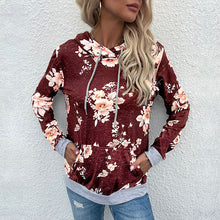Laden Sie das Bild in den Galerie-Viewer, Langarm-Sweatshirt mit Kapuze