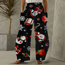 Laden Sie das Bild in den Galerie-Viewer, 2022 Mode Weihnachten beiläufige lose Hosen