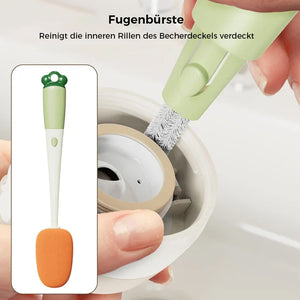 3-in-1-Multifunktionsbürste mit langem Stiel