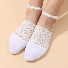 Laden Sie das Bild in den Galerie-Viewer, Perlen Spitze Socken