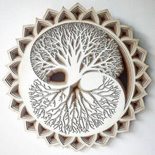 Laden Sie das Bild in den Galerie-Viewer, Wanddekoration aus Holz, Kunstwerk zum Aufhängen