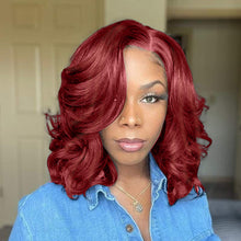 Laden Sie das Bild in den Galerie-Viewer, Kurze Mittlere Gewellte Damenperücke