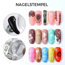 Laden Sie das Bild in den Galerie-Viewer, Transparenter Silikon-Nagelkunststempel