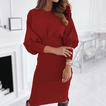 Laden Sie das Bild in den Galerie-Viewer, Hip-Kleid mit hoher Taille