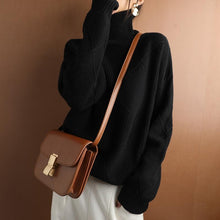 Laden Sie das Bild in den Galerie-Viewer, Damen Rollkragen Strickpullover