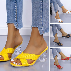 Damen Sommer Sandalen mit hohem Absatz