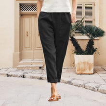 Laden Sie das Bild in den Galerie-Viewer, Lässige Haremshose aus Baumwolle für Damen