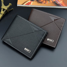 Laden Sie das Bild in den Galerie-Viewer, Herr kurze modische lässige Geldbörse mit mehreren Karten