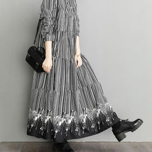 Laden Sie das Bild in den Galerie-Viewer, Damen stylisches lässiges Retrokleid