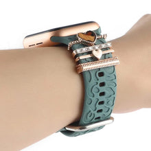 Laden Sie das Bild in den Galerie-Viewer, Watch Silikonbänder Dekorative Ringe