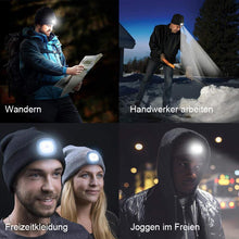 Laden Sie das Bild in den Galerie-Viewer, Bluetooth Mütze mit LED-Scheinwerfer