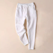 Laden Sie das Bild in den Galerie-Viewer, Lässige Haremshose aus Baumwolle für Damen