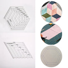 Laden Sie das Bild in den Galerie-Viewer, Kreative DIY Patchwork manuelles Zeichenlineal